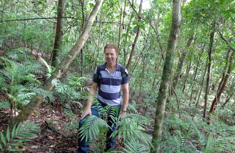 Searching for Chamaedorea in Mexican forests